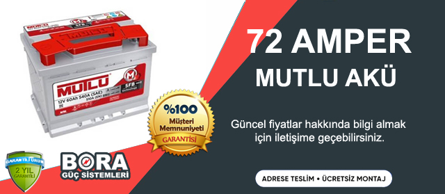 mutlu 72 amper akü